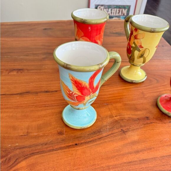 CIC Raymond Waite ceramic Iris coffee mugs - Picture 2 of 16